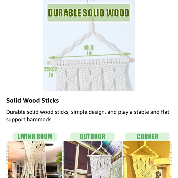 ✨🌌 Organic Cat Nip infused Macrame Cat  Bohostyle Beds🌌 - Picture 9 of 11